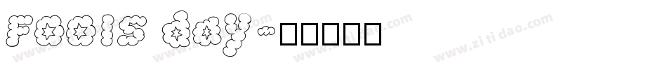 Fools day字体转换